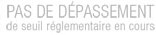 Pas de Depassement Seuil