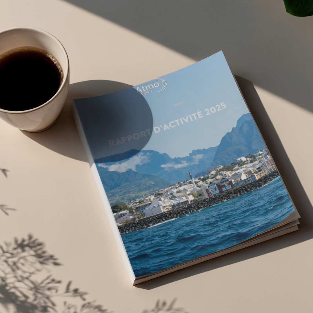 Le rapport d'activité 2025 d'Atmo Réunion est en ligne !
