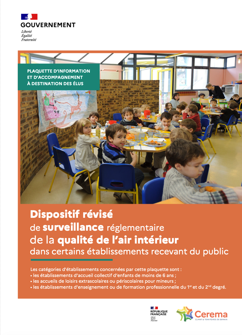 Dispositif révisé de surveillance réglementaire de la qualité de l'air intérieur dans certains établissements recevant du public