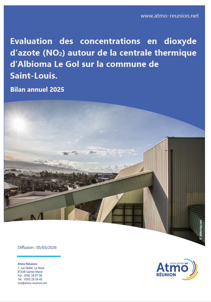 Page de garde du rapport d'études