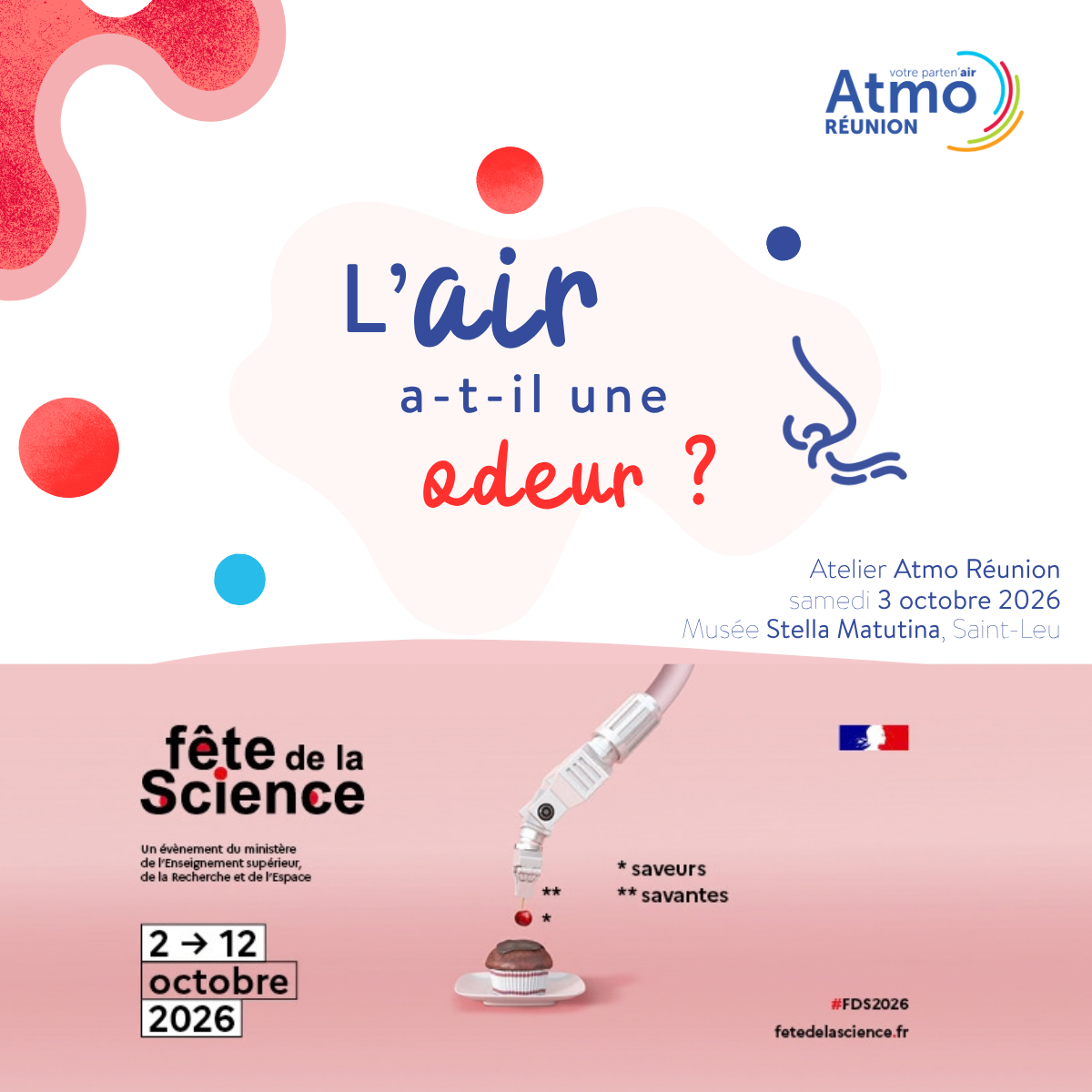 Atmo Réunion à la Fête de la Science 2026